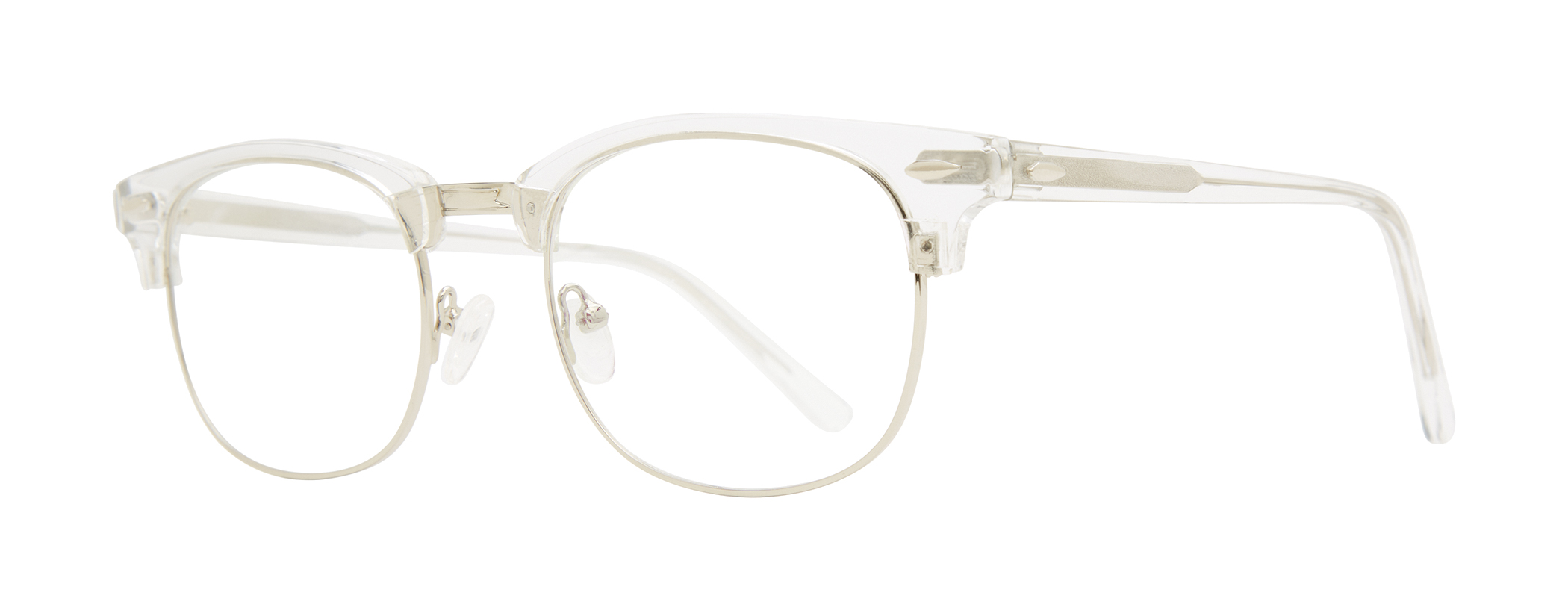 Lamar frame in Crystal Silver