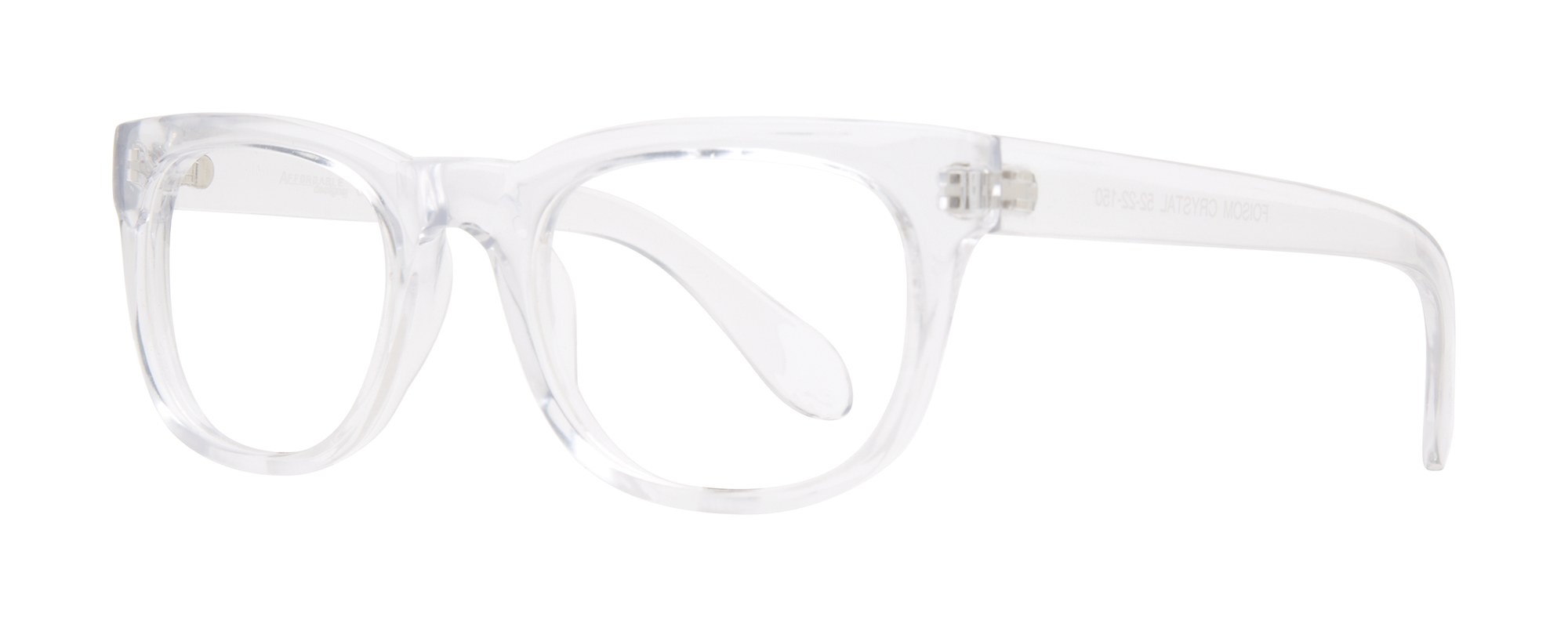 Folsom frame in Crystal