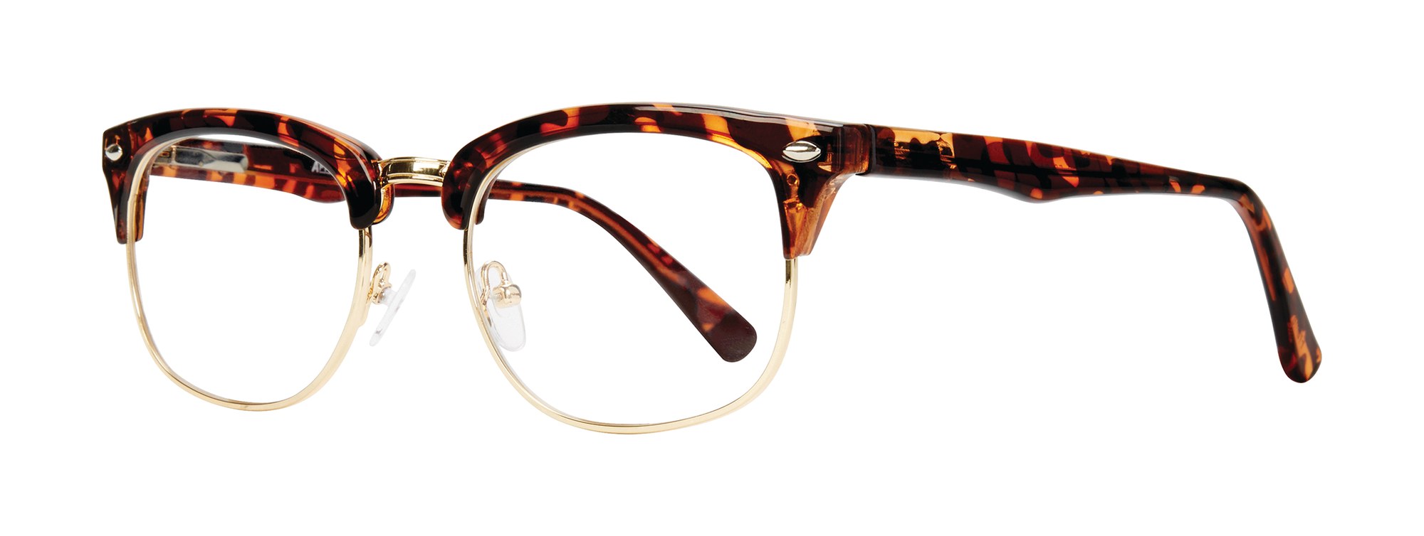 Malcolm frame in Tortoise Gold