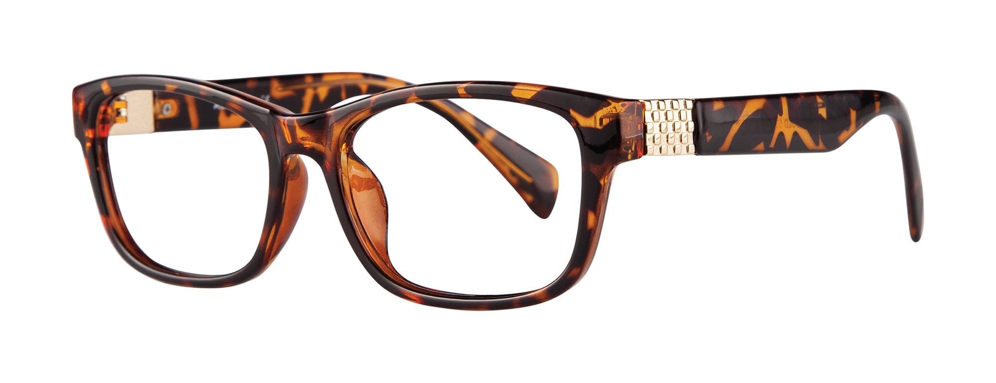 Ricky frame in Tortoise Gold