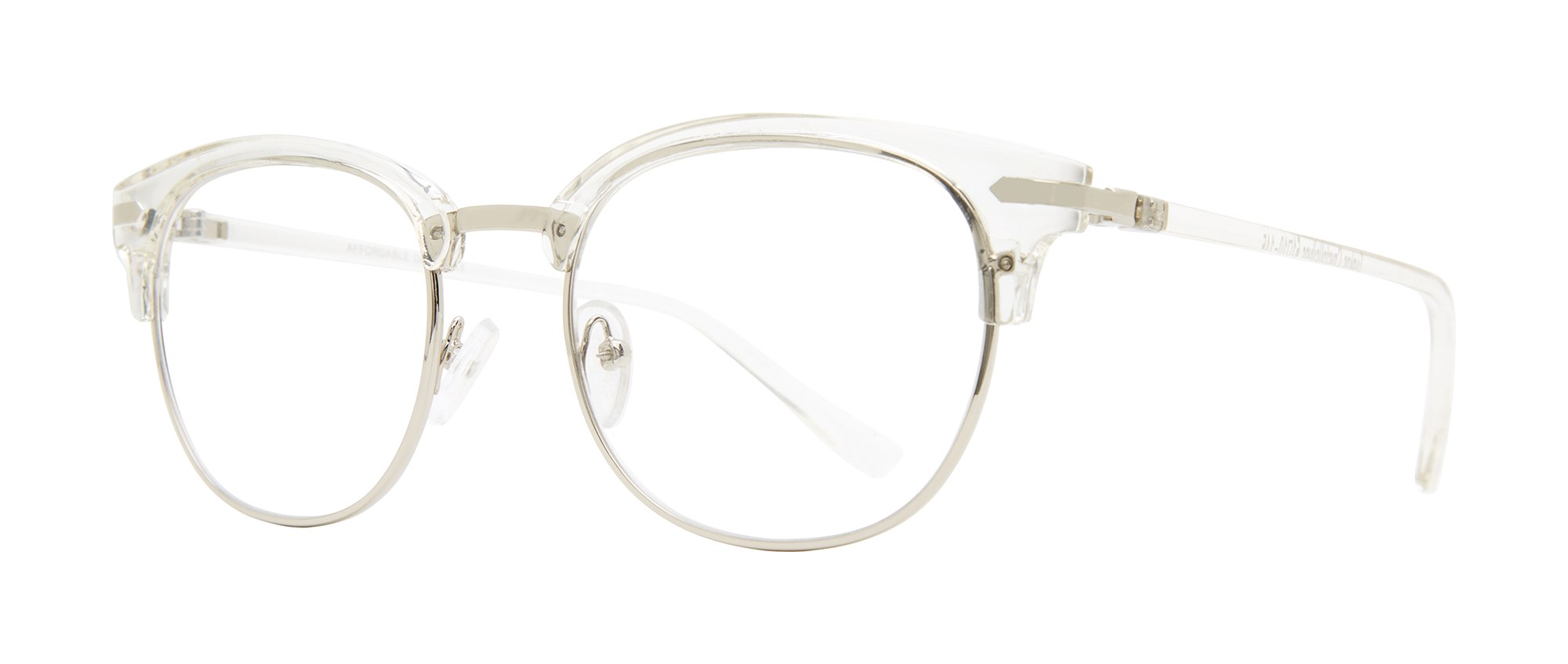 Tucker frame in Crystal Silver