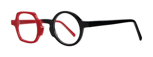 Oops frame in Black Red